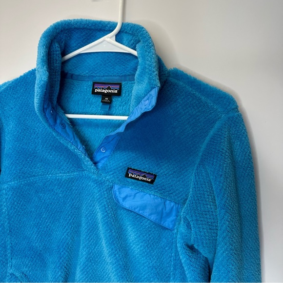 Patagonia ReTool Snap-T Fleece Blue Pullover Size XS - Picture 3 of 7